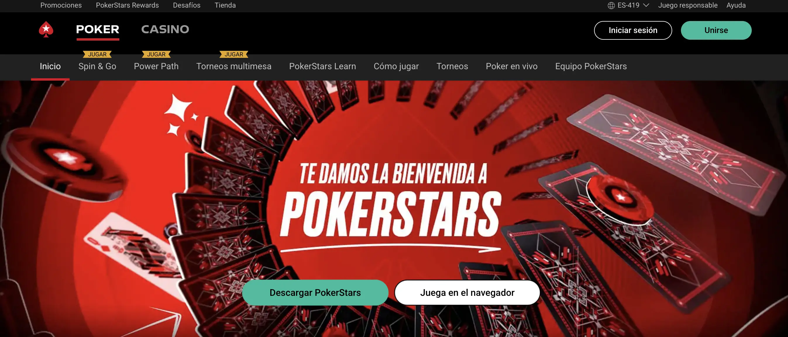 Selección de juegos en PokerStars casino Selección de juegos en PokerStars casino