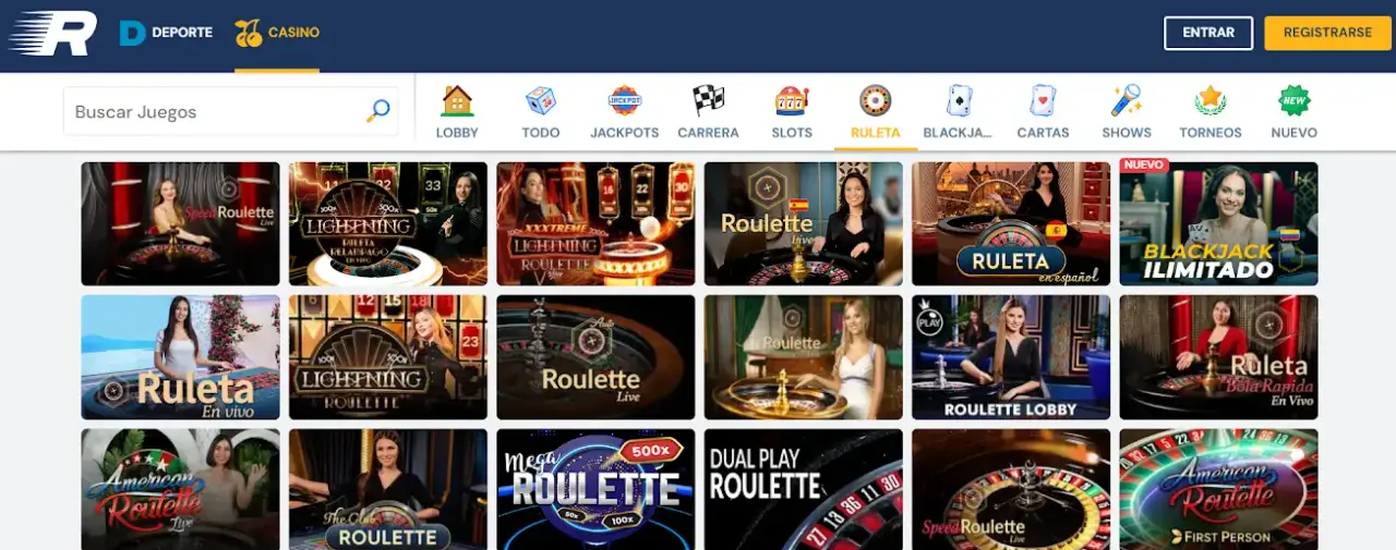 Variedad de ruleta online Rushbet casino ganar ruleta casinos online rushbet