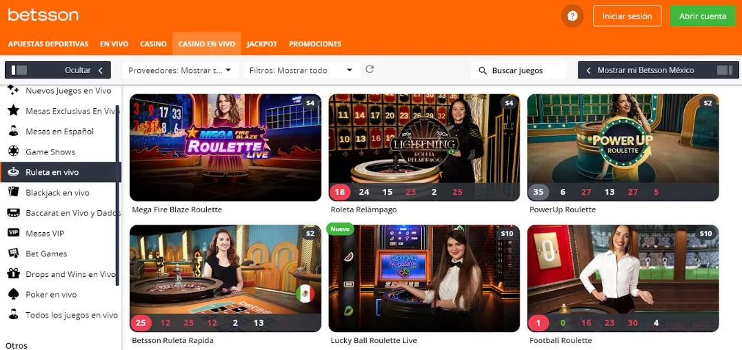 Variedad de ruletas en Betsson casino como jugar ruleta casino betsson