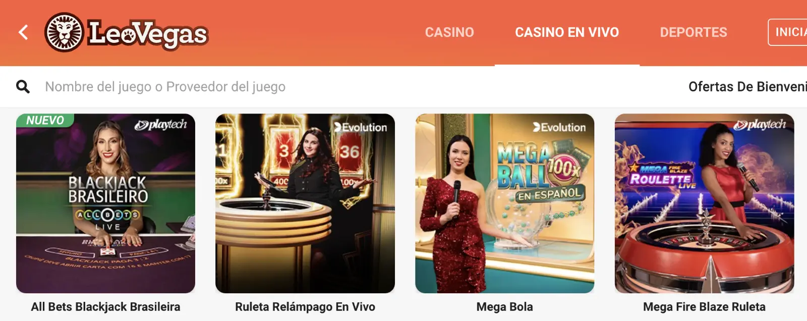Ruleta relámpago en LeoVegas LeoVegas ruleta relámpago