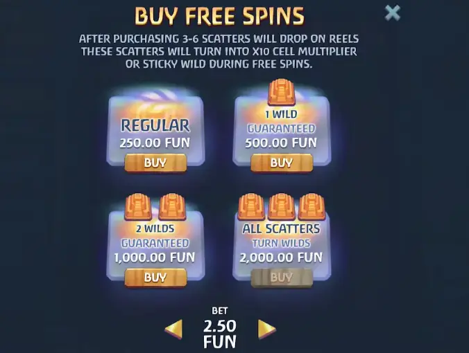 ​Aztec Clusters bonus