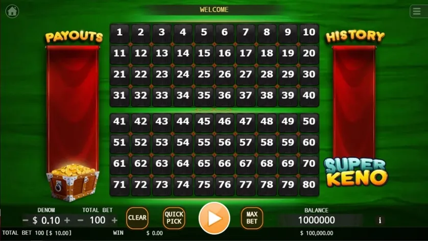 Juego Keno en Casino Gurú Juego Keno en Casino Gurú