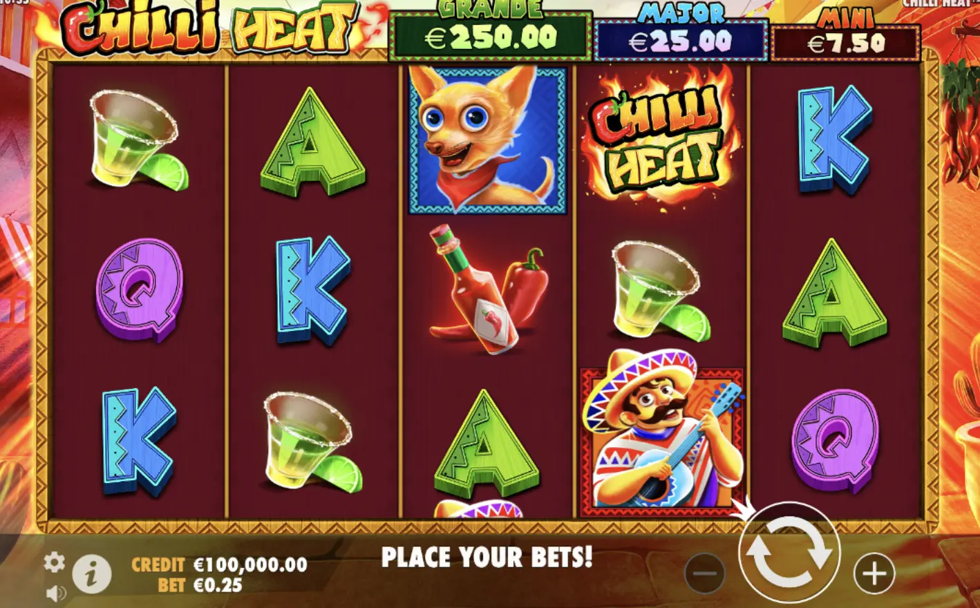 ChilI Heat slot Chili Heat slot