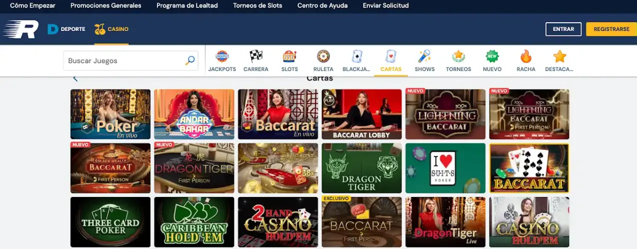 Juegos de póker en Rushbet Colombia Póker Rushbet Colombia