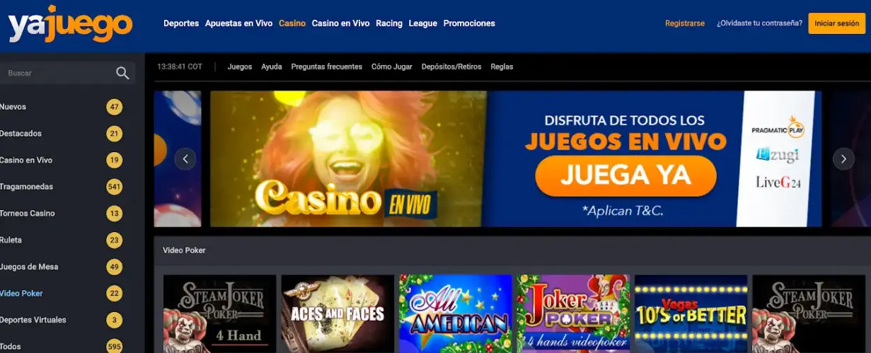 Póker online en YaJuego Póker YaJuego