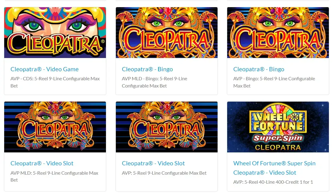 Cleopatra tragamonedas IGT