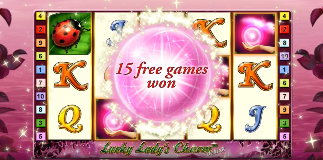 Lucky Lady Charm Deluxe símbolos