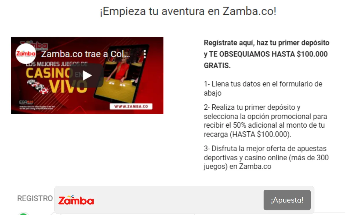 registro casino