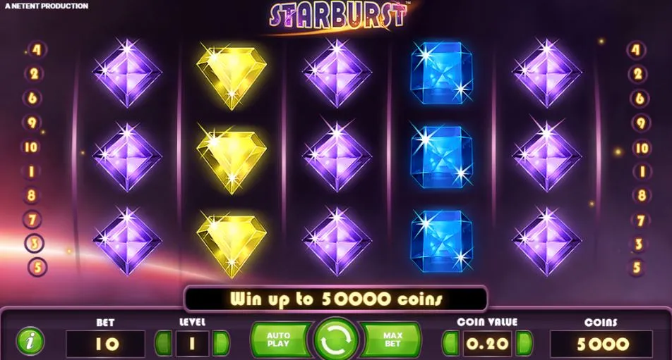 starburst símbolos