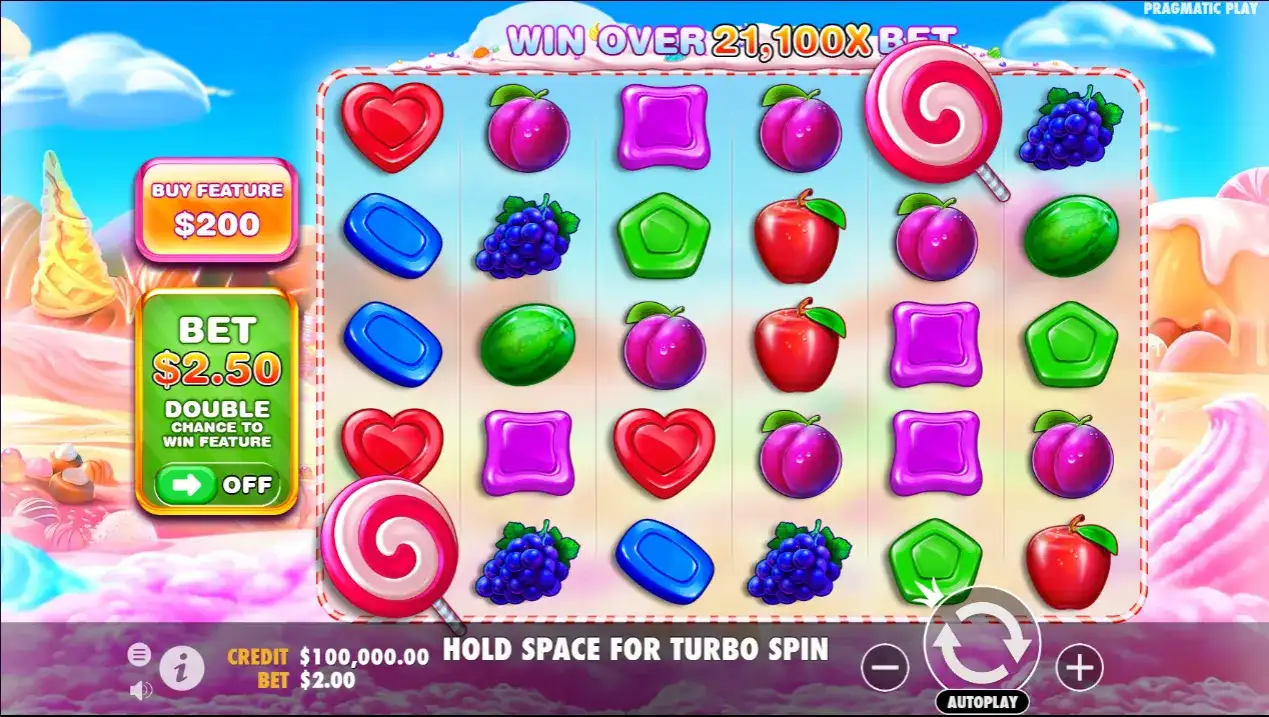 sweet bonanza tablero