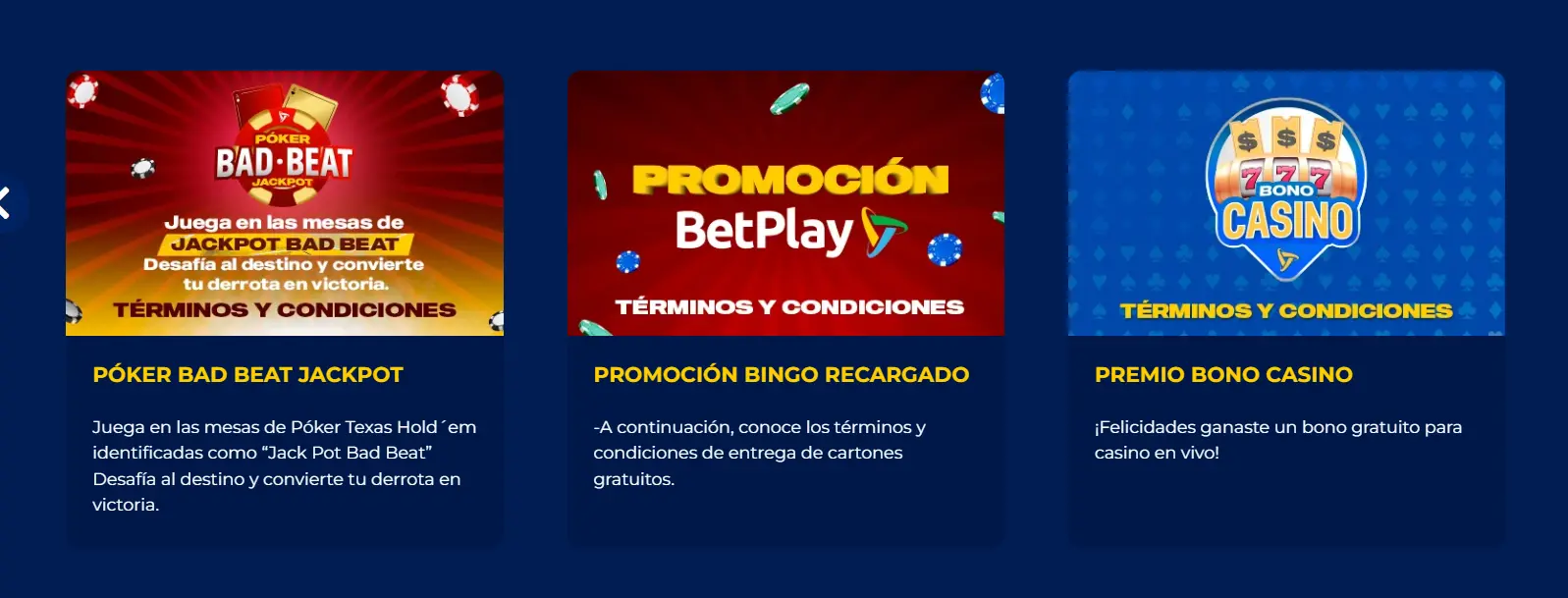 promociones Betplay