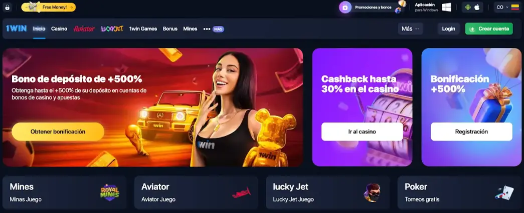 1Win casino Colombia