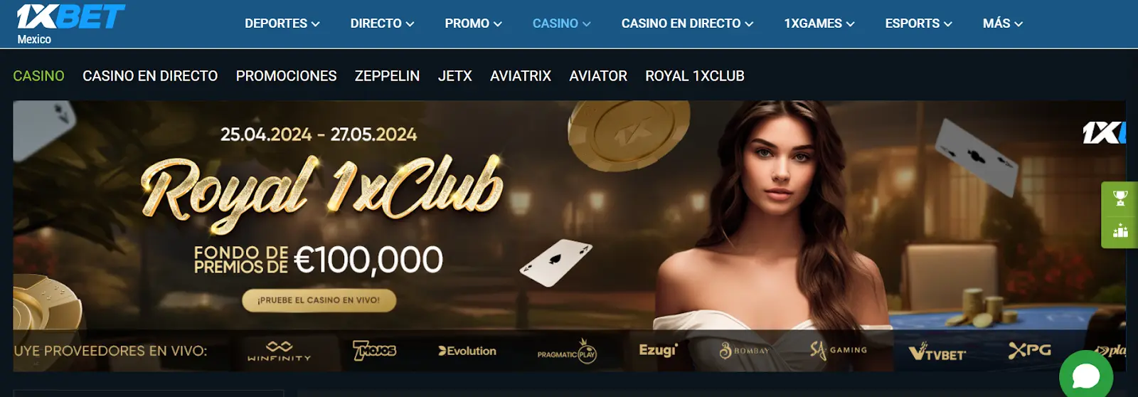 1xBet casino